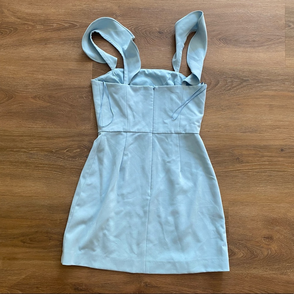 French Connection Whisper Ruffle Mini Dress - Picture 6 of 9